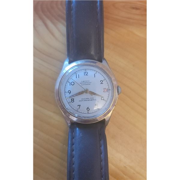 Men’s 1940 Lausco Waterproof Watch with Adjustable Date