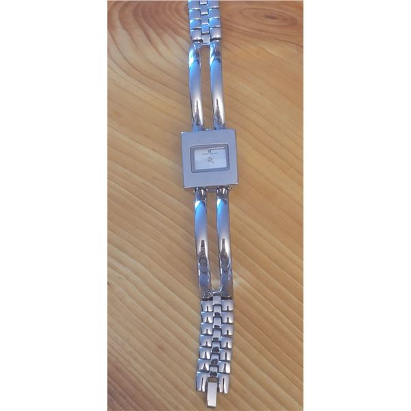 Charles Senard Ladies Watch with 18 Karat White Gold Plating.