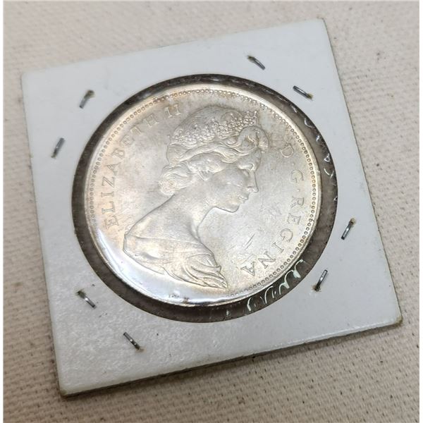 One 1966 Canadian Silver Dollar