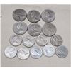 Image 2 : Lot of Six Canadian Nickel Dollar Coins and Nine Fifty Cent Pieces