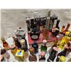 Image 2 : Lot of 69 Mini Bottles containing Various Liqueurs