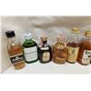 Image 2 : Lot of 18 Mini Bottles containing Various Scotch Whiskys