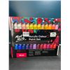 Image 1 : Lot of 1 Monte Marte Acrylic Colour Signature Paint Set - 48 PCS