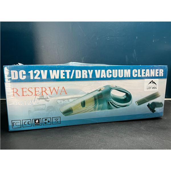 Lot of 1 Wet/Dry Vacuum Cleaner - DC 12V