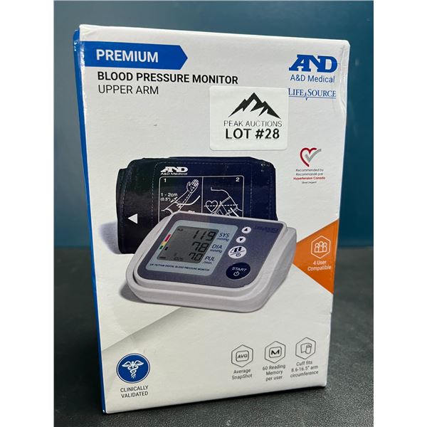Lot of 1 Premium Blood Pressure Monitor