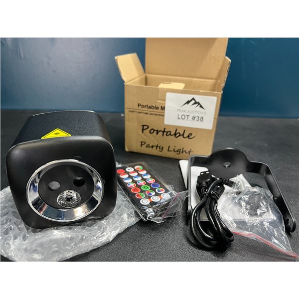 Lot of 1 Portable DJ Party/Stage LED Light  w/ Remote Control