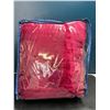 Image 2 : Lot of 1 Electric Heated Throw Blanket w/ Sherpa Fleece - Red