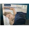 Image 1 : Lot of 1 Heated Electric Throw Blanket - Blue