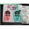 Image 2 : Lot of 2 Boxes of Kids Walkie Talkies - 2pcs per box - Rechargeable