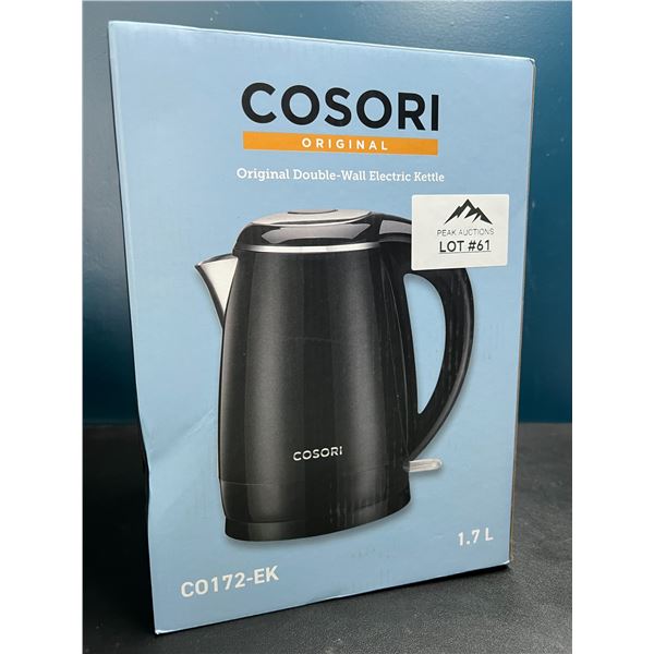 Lot of 1 Cosori Original Double-Wall Electric Kettle
