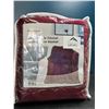 Image 1 : Lot of 1 Heated Throw Blanket - Red