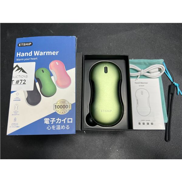 Lot of 1 Portable Hand Warmer/Power Bank - 10,000mAh High-Capacity Charger