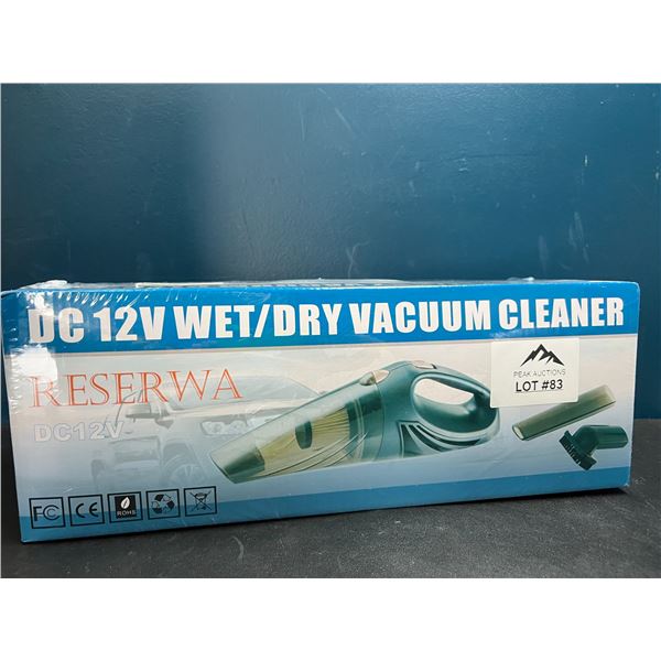 Lot of 1 Wet/Dry Vacuum Cleaner - DC 12V