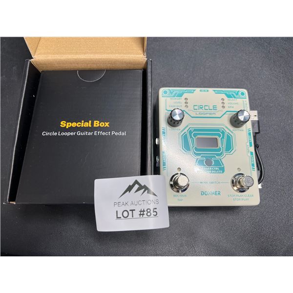 Lot of 1 Donner Circle Looper Guitar Pedal