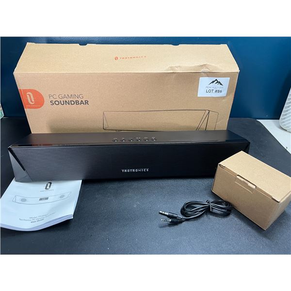 Lot of 1 Taotronics PC Gaming Soundbar