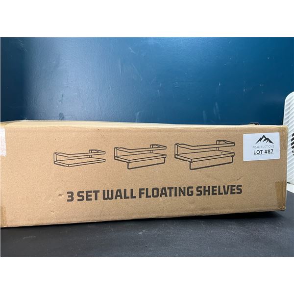 Lot of Floating Wall Shelves (3pack)