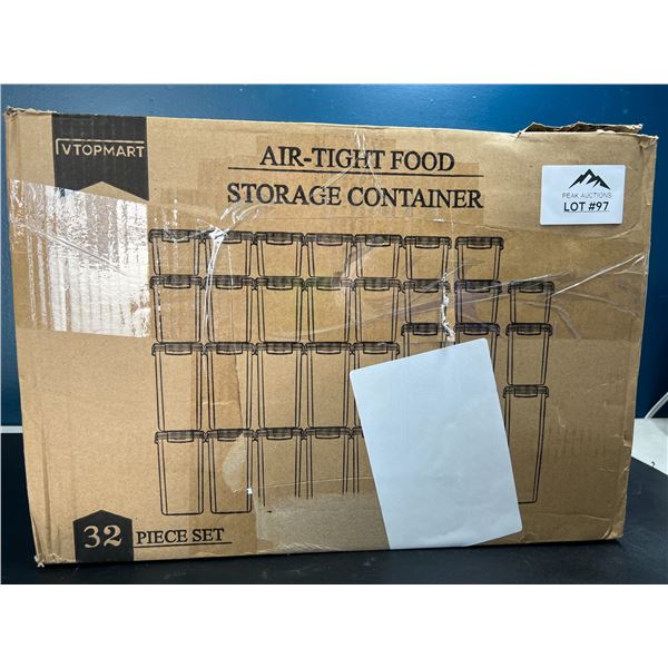 Lot of Air-Tight Food Storage Containers w/ Lids - 32PCS