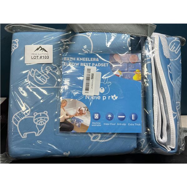 Lot of 1 Bathtub Kneeler/Elbow Rest Pad Set