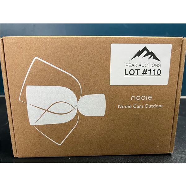 Lot of 1 Nooie Outdoor Wifi Security Camera
