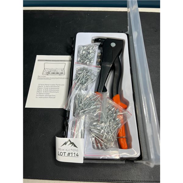Lot of 1 Riveter Tool Set
