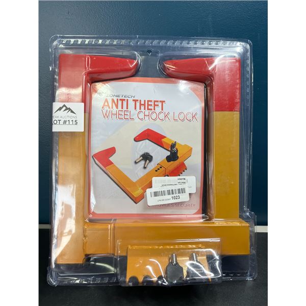 Lot of 1 Anti-Theft Wheel Chock Lock Kit