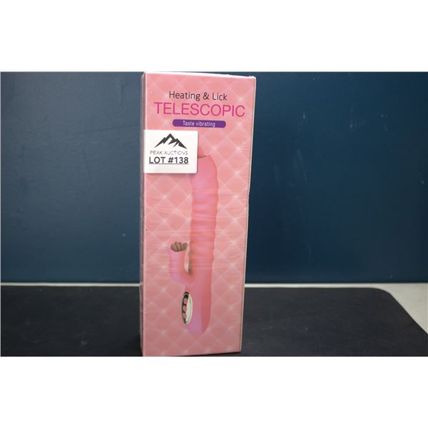 Lot of 1 Telesccopic Heating and Licking Female Toy