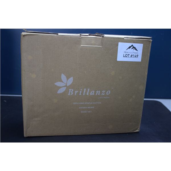 Lot of 1 Brillanzo Queen Sheet Set - Grey