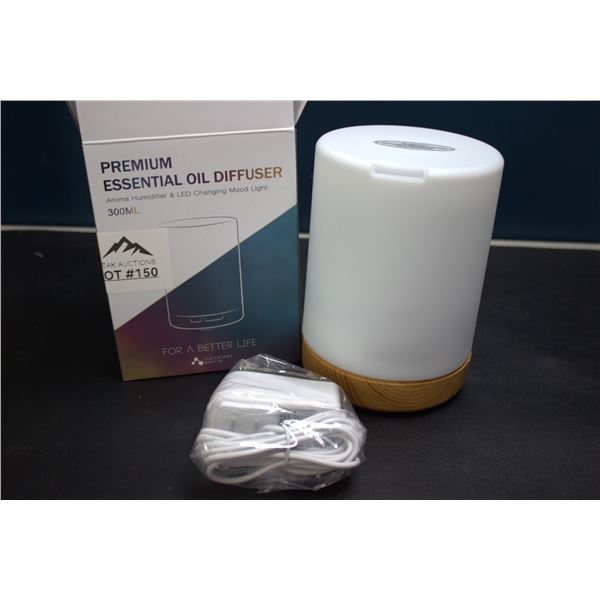 Lot of 1 Premium Essential Oil Aroma Diffuser/LED Changing Mood Light
