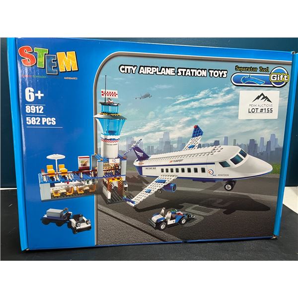 Lot of 1 STEM 582 Piece LEGO Style Block Set