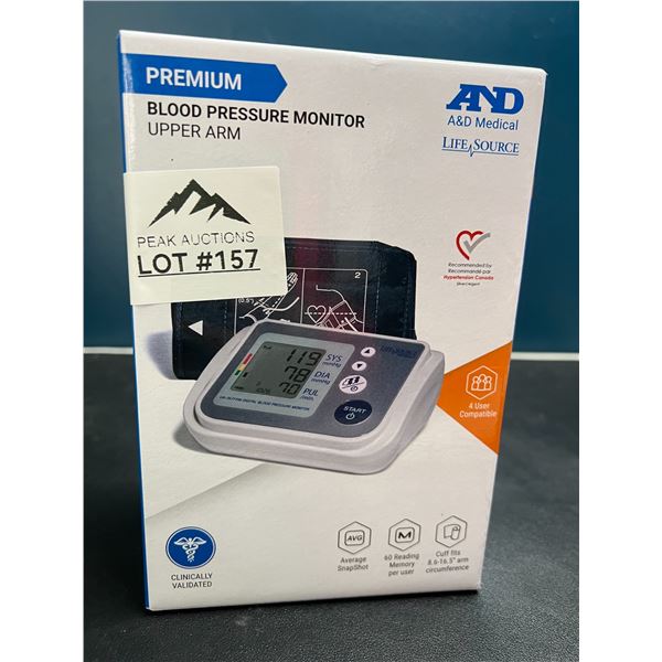 Lot of 1 Upper Arm Blood Pressure Monitor
