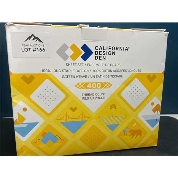 Lot of 1 California Design Den Duvet Cover Set - 400 Thread Count - Queen