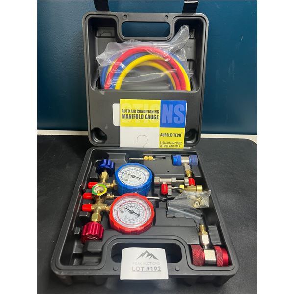 Lot of 1 Air Conditioning Manifold Gauge