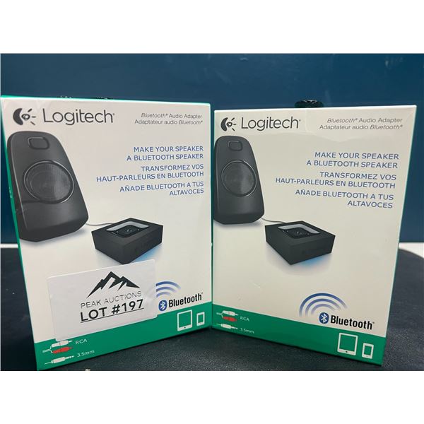 Lot of 2 Logitech Bluetooth Audio Adapters