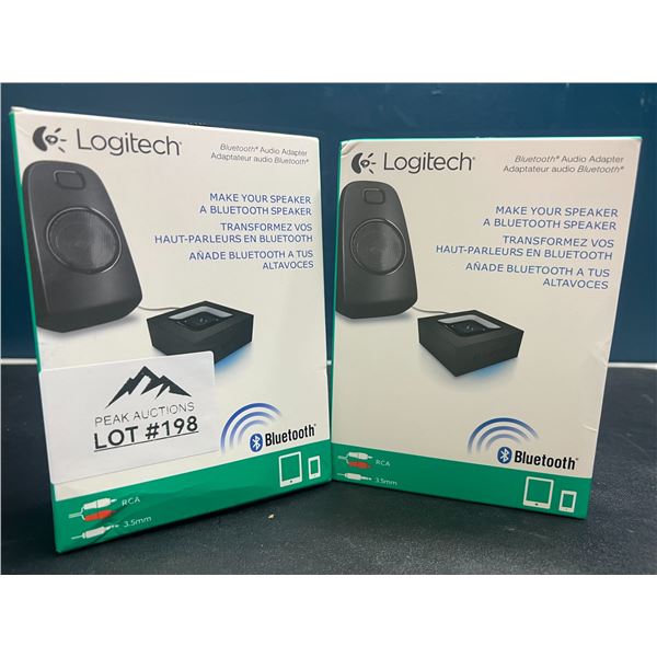 Lot of 2 Logitech Bluetooth Audio Adapters