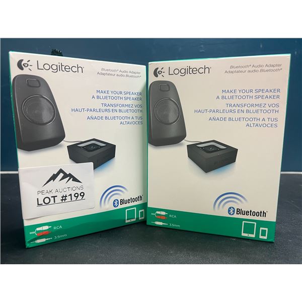 Lot of 2 Logitech Bluetooth Audio Adapters