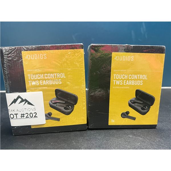 Lot of 2 Touch Control TWS Ear Buds