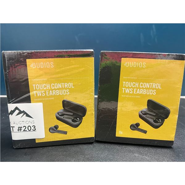 Lot of 2 Touch Control TWS Ear Buds