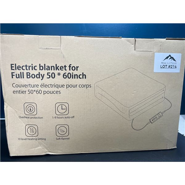 Lot of 1 Electric Heated Blanket 50"x60" Size