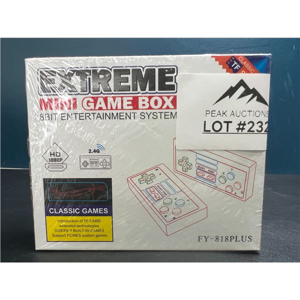 Lot of 1 Extreme Mini Game Box (818 built-in classic games) - Wireless Plug & Play!
