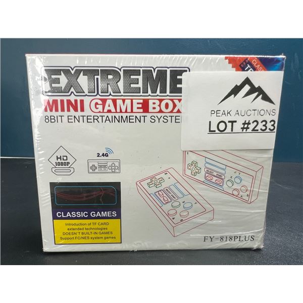 Lot of 1 Extreme Mini Game Box (818 built-in classic games) - Wireless Plug & Play!