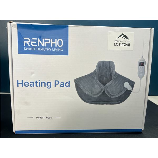 Lot of 1 Renpho Neck & Shoulder Heating Pad