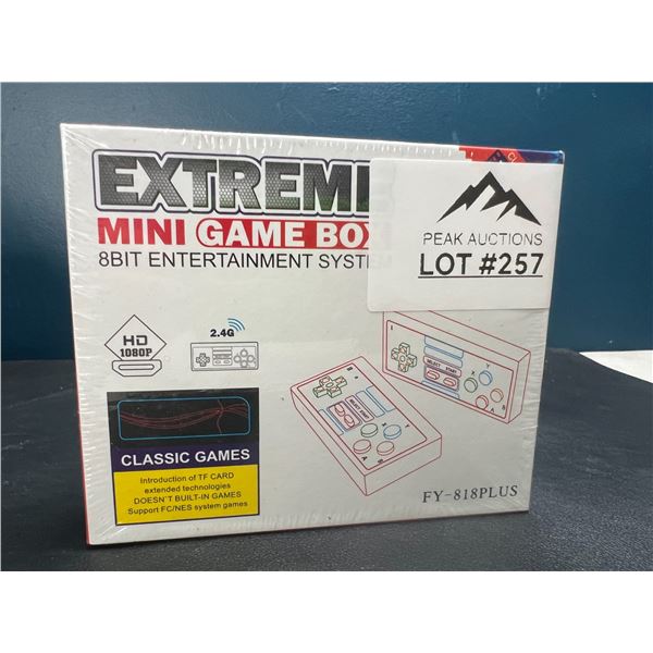 Lot of 1 Extreme Mini Game Box (818 built-in classic games) - Wireless Plug & Play!