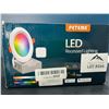 Image 1 : Lot of 1 LED RGB 4" Recessed Lighting - 4Pack