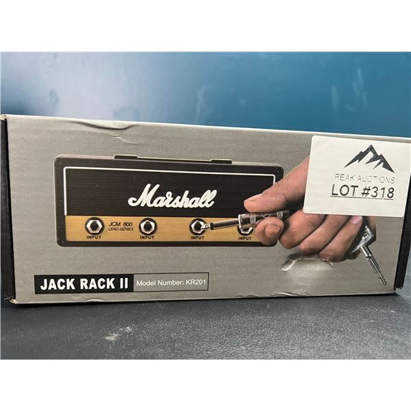Lot of 1 Marshall Jack Rack II - Amp Jack Key Ring Holder