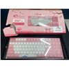 Image 1 : Lot of 1 Akko 3087 V2 Sakura Pink World Tour Tokyo Gaming Mechanical Keyboard