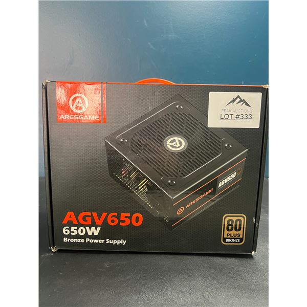 Lot of 1 AGV650 650W Bronze Power Supply for PC