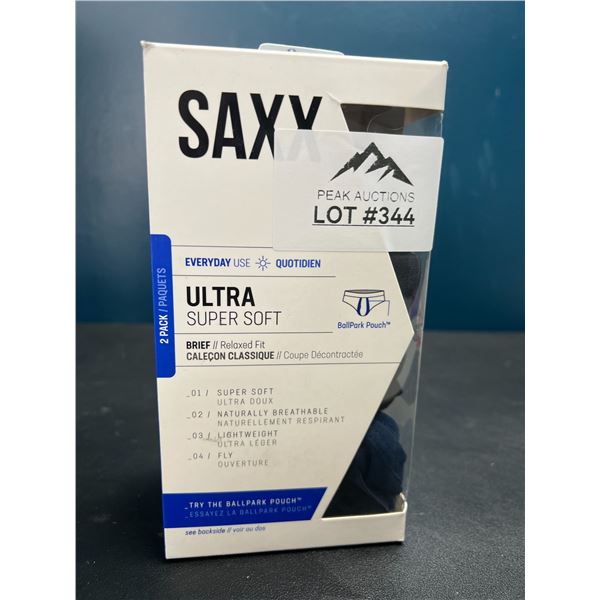 Lot of SAXX Ultra Super Soft Briefs - 2 Pack - Size Medium