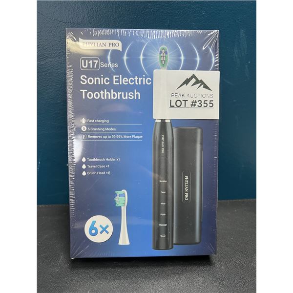 Lot of 1 Phylian Pro Sonic Electric Rechargeable Toothbrush Set