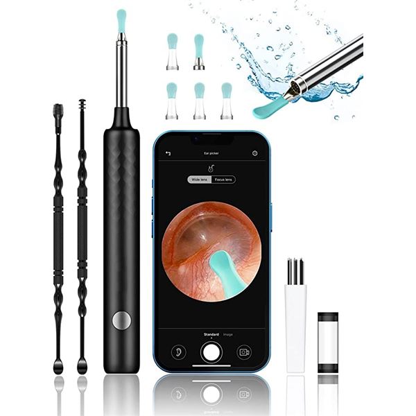 Lot of 2 Wireless Otoscopes/Ear Cameras - Sees Deep Into Ears!