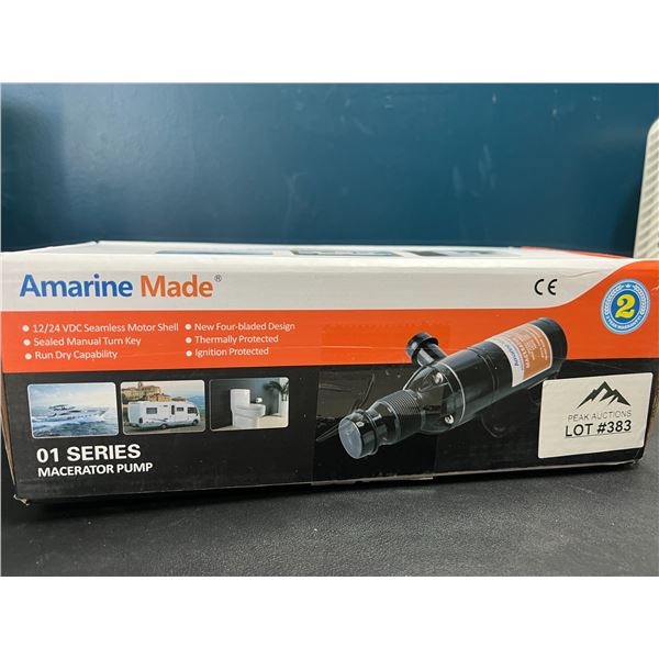 Lot of 1 Amarine Made 01 Series Macerator Pump